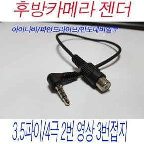 젠더 후방카메라 변환잭 파인드라이브 만도