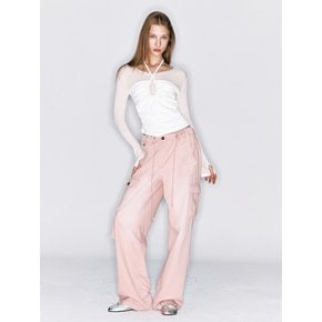 WASHING CARGO PANTS [PINK]