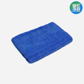 극세사 바둑 크리너 고중량 세차 타월 40x40 블루 차량용 자동차