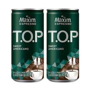 동서 음료 맥심 티오피(TOP) 스위트아메리카노 200ml 20개