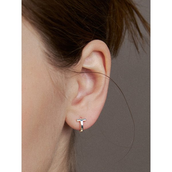 [sv925] T-line one-touch earring