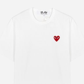 레드 하트 와펜 남성 티셔츠 WHITE RED AZ T108 051 2