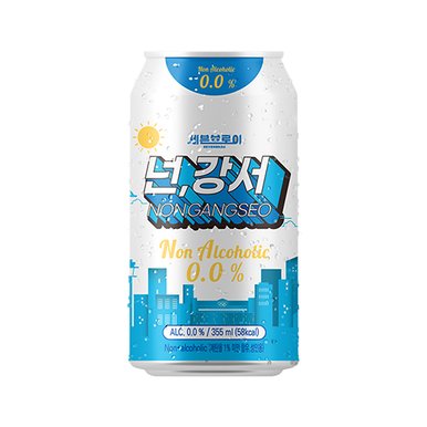 [논알콜] 세븐브로이 넌,강서 논알콜 맥주 355ml(캔)