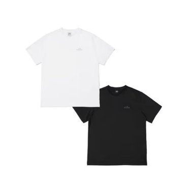 아이더 [아이더 Pick] 베이직 2팩 티셔츠 POP 2 PACK α 반팔 라운드 티셔츠 DMM24288
