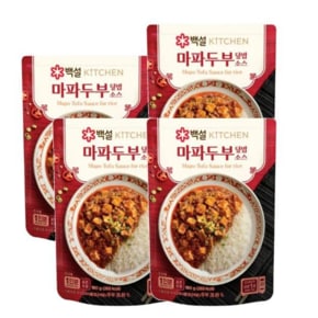 백설 마파 듀부덮밥소스 180g X 4 개