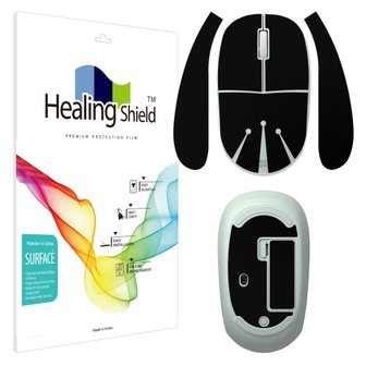 Healing Shield 마이크로소프트 블루투스 5.0 무선 마우스 블랙 외부보호필름 세트