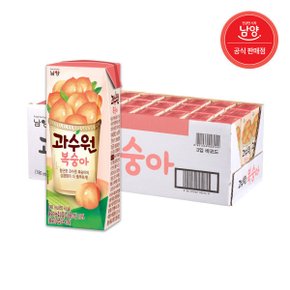 과수원 복숭아 180ml 24팩 과일주스  과일주스