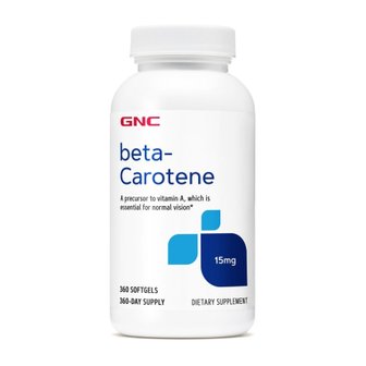 GNC 지엔씨 베타카로틴 15mg 360캡슐 미국직구