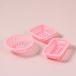미니어처 그릇 쟁반 미니어처 바구니 음식모형 랜덤