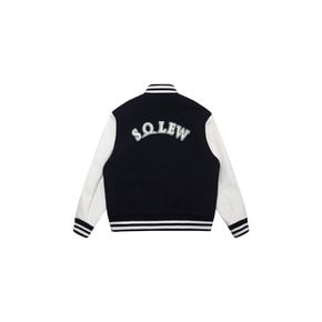 SOLEW Varsity Jacket_Navy