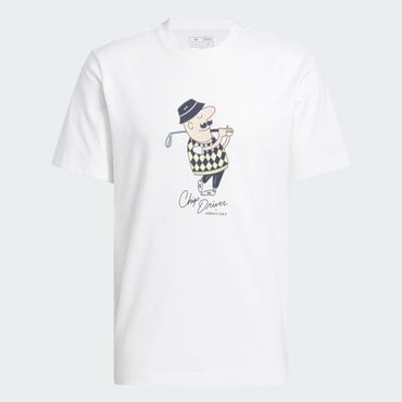 아디다스골프 2025 S/S 클래식 칩 그래픽 티  JJ4202