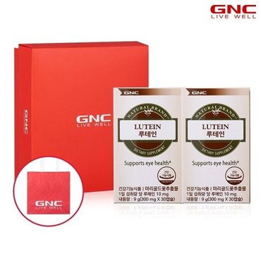  [GNC] 루테인 300mg 30캡슐 (1개월분) x 2병 세트_30443