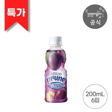 웅진식품 푸룬부스터 200ml 6입