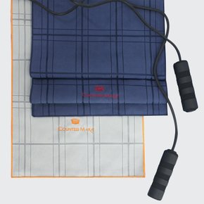 송월 극세사 스포츠타올 CM모던체크 30x110cm 긴수건