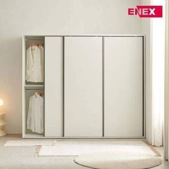 ENEX ExB 슬라이딩 옷장 2700 수납선반형