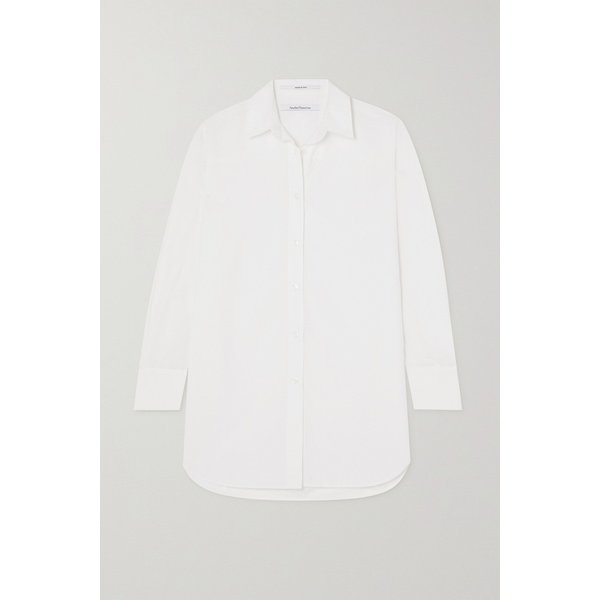 어나더 투모로우 Net Sustain Oversized Cotton Shirt 화이트 1647597298397846