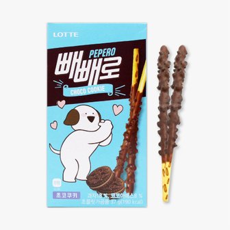  롯데제과 빼빼로 초코쿠키 37g 막대과자