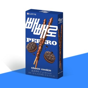  롯데제과 빼빼로 초코쿠키 37g 막대과자