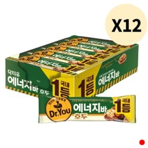 닥터유 에너지바 호두 간식 단백질 40g 15개입 X 12