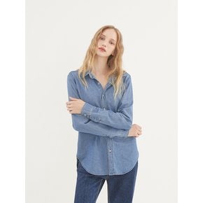 planet-28 slimfit denim shirts_blue