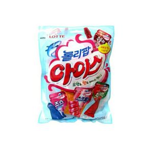 롯데)롤리팝 아이스 165g x 7개 / 과자 사탕 젤리 껌 초코렛