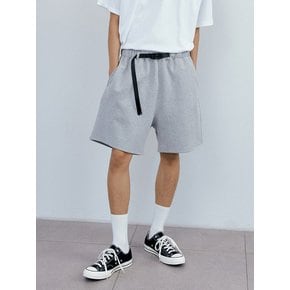 Belted Uniform shorts (gray)