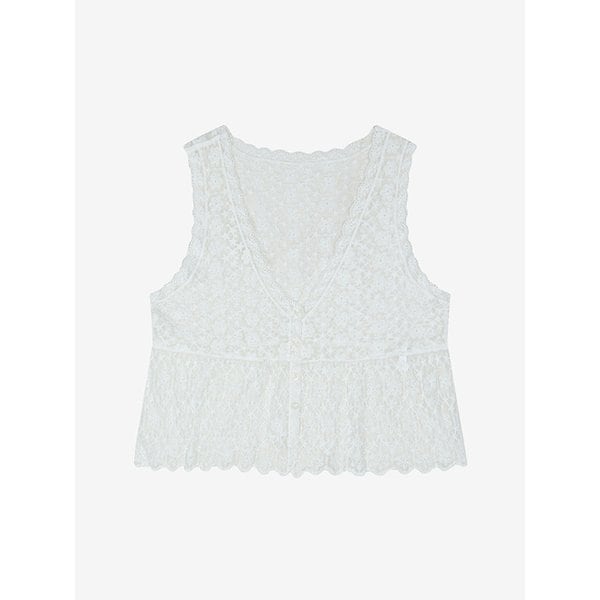 플라워 레이스 버튼 베스트 (TMVAF2741)