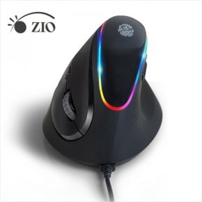 ZIO-i980 RGB 버티컬 인체공학마우스 블랙