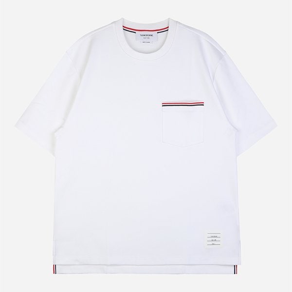 [시흥점] 6S MJS183A 07323 100 삼선 포켓 티셔츠 화이트