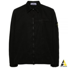 스톤아일랜드 24FW 103WN Old Treatment Brushed Cotton Canvas Overshirt (811510