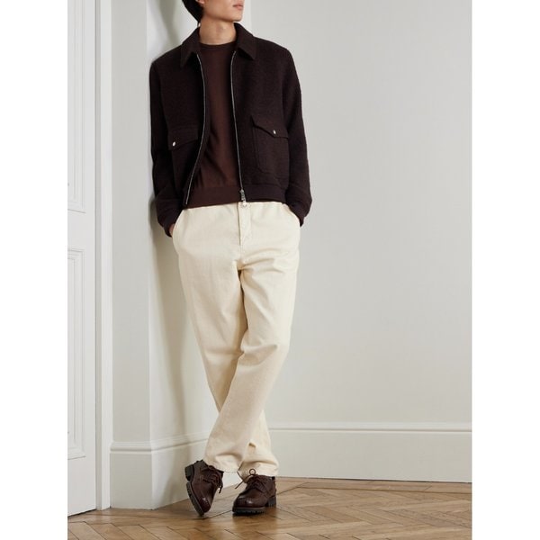 햇필드 슬림핏 씨 아일랜드 코튼 스웨터 46376663162947958