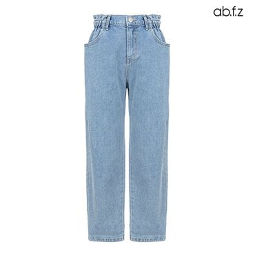 ab.f.z 원버튼 셔링 밴딩 코튼 데님 팬츠 (AFX5HE37A)
