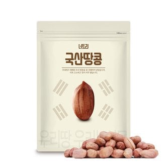 너트리 국내산 생땅콩 1kg  알좋은