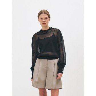 모한 TFS SILK SHEER KNIT TOP_3COLORS