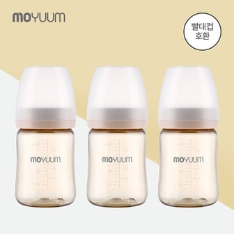 모윰 PPSU 노꼭지 올인원 젖병 170ml 트리플팩 (빨대컵 호환)