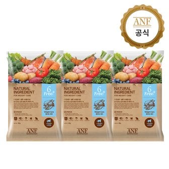 ANF [샘플체험팩] ANF 캣 식스프리플러스 웨이트케어 샘플 40g x3개