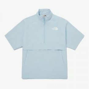 [국내정식매장] 노스페이스 티셔츠 The North Face ICE RUN HALF ZIP S/S TEE - LIGHT_BLUE 집티