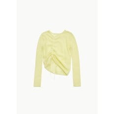 세실리에반센 24PF CECILIE BAHNSEN USSI PULLOVER IN SOFT YELLOW