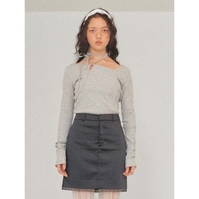 lotsyou_Kate Moss String top Gray