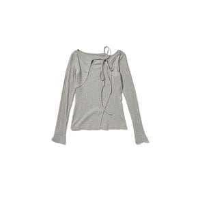 lotsyou_Kate Moss String top Gray