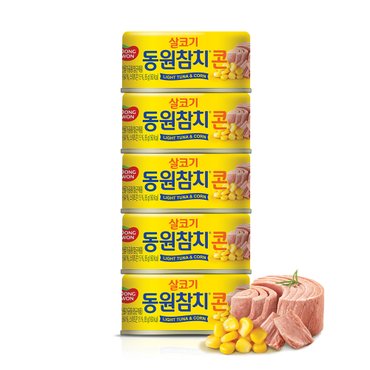 동원 콘참치85g X5개