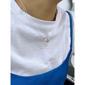 [단독] [Silver] Petit 3 Gemstone Necklace_3Color