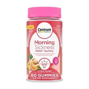 Centrum 입덧 완화 비타민 구미 - 시트러스 - 60ct, 센트럼 건강식품