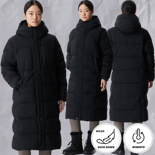 블랙야크 [정상가 319,000] 25년신상 남성/여성 공용 벤치파카 롱패딩 몬트벤치 다운자켓 3BYPAWU901