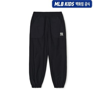 MLB키즈 [백화점공식] 24년FW[KIDS]데일리 아웃도어 기모 트리코트 팬츠 7AWPR0446 -50BKS