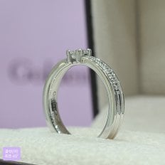[파주점] [파주점] 콜렛2C(여)(4~8호) 2부(0.20ct)다이아몬드 반지 WG 18K 210102709