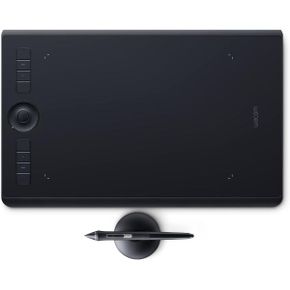 영국 와콤 드로잉 테블릿 Wacom PTH660 Intuos Pro 디지털 Graphic Drawing Tablet for Mac or P