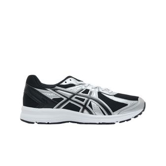  아식스 조그 100 S SMU 블랙 퓨어 실버 - 2E 와이드 Asics Jog 100 S SMU Black Pure Silver - 2