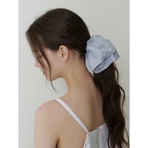 essential glint scrunch - gray blue