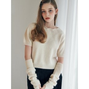 RACCOON WARMER KNIT_IVORY